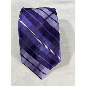 Purple neck tie Van Heusen 100%silk